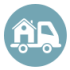 Moving home icon